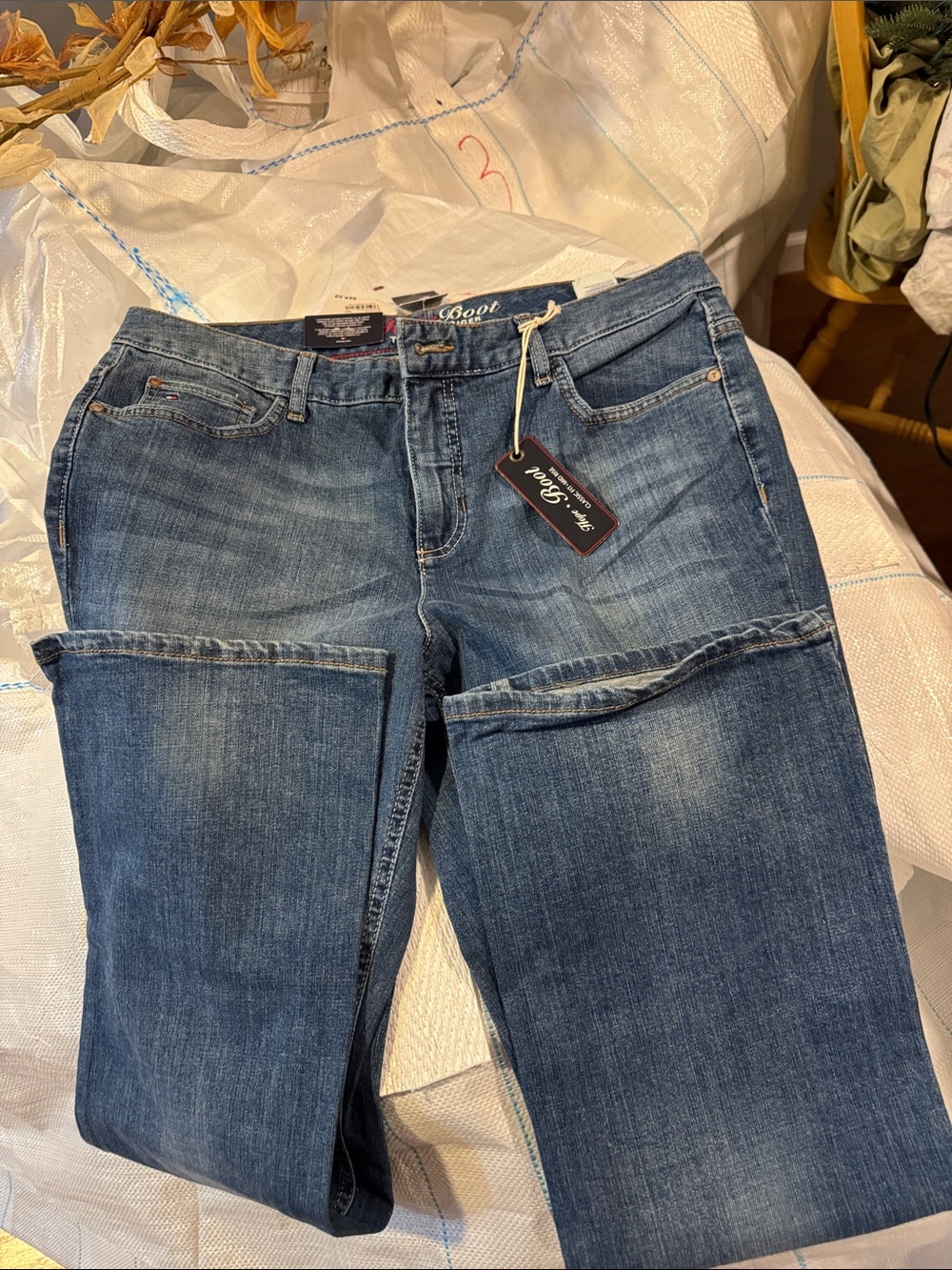 Tommy Hilfiger Medium Blue Bootcut Jeans